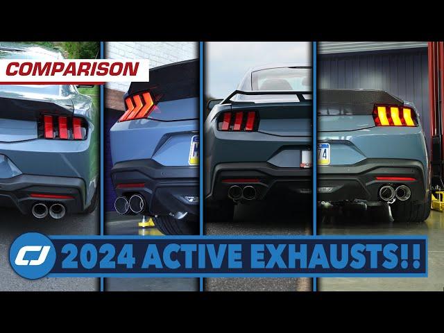 Sound Comparison of EVERY 2024 Mustang Active Exhaust We've Installed! #mustang #exhaust