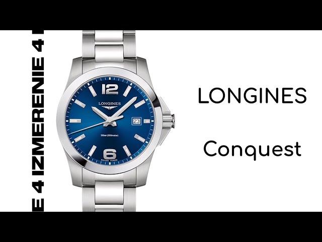 Обзор  4 Измерение LONGINES CONQUEST L3.759.4.96.6