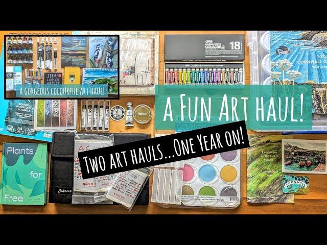 What Did I Use?! Two Art Hauls Reviewed 1 Year Later: Watercolours, Gouache, Art Books, Paper, Inks