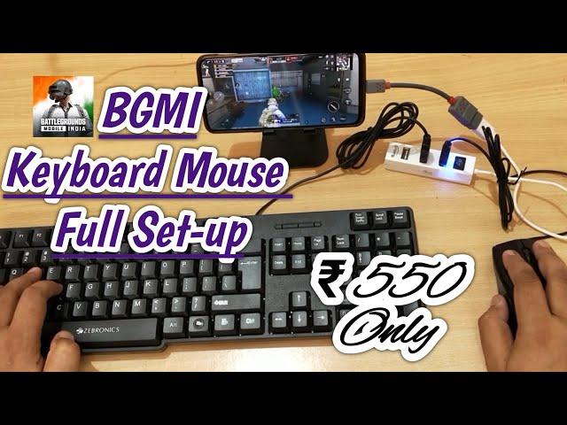 bgmi keyboard and mouse setup | 550 rs only 