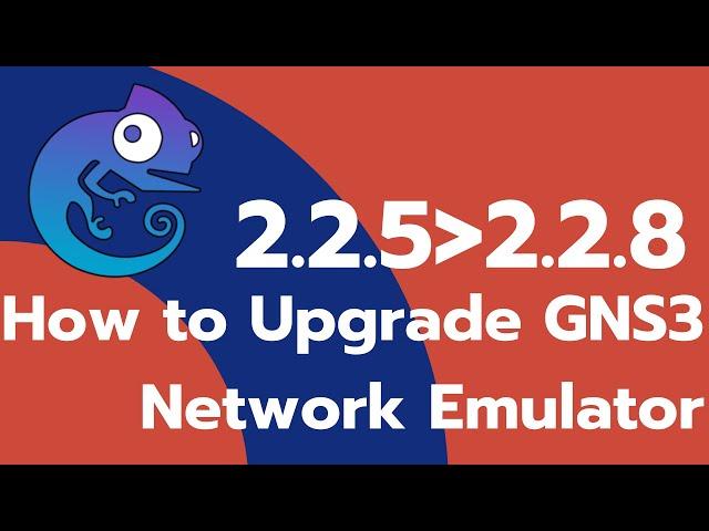 How to upgrade GNS3 network emulator software