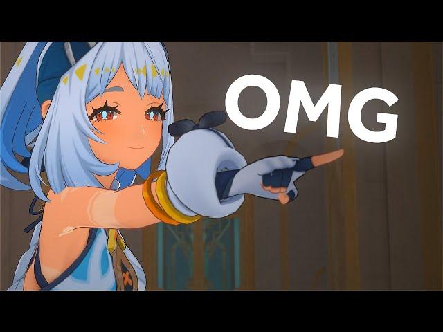 When Mualani sees her idol (Animation) | Genshin Impact Meme