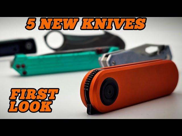 Checking out 5 New Pocket Knives From Different Companies