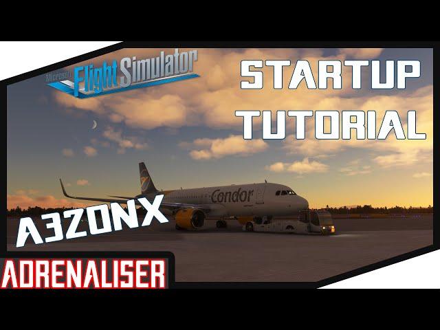 MSFS 2020 A320NX FlyByWire Startup Tutorial 2021 German  Anfänger-Fortgeschrittene