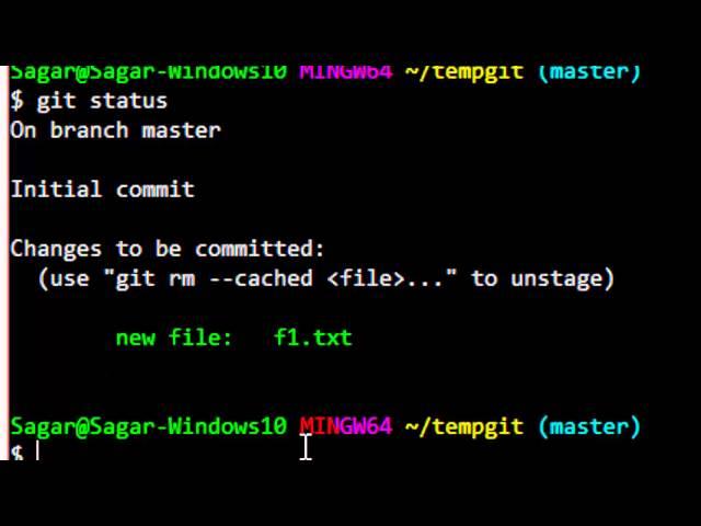 How to remove the file from staging area in GIT