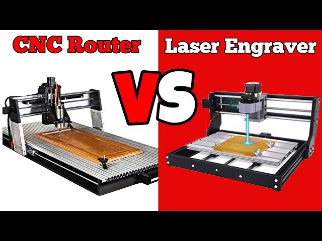 CNC vs Laser Engraver | What You Need To Know Before Buying!