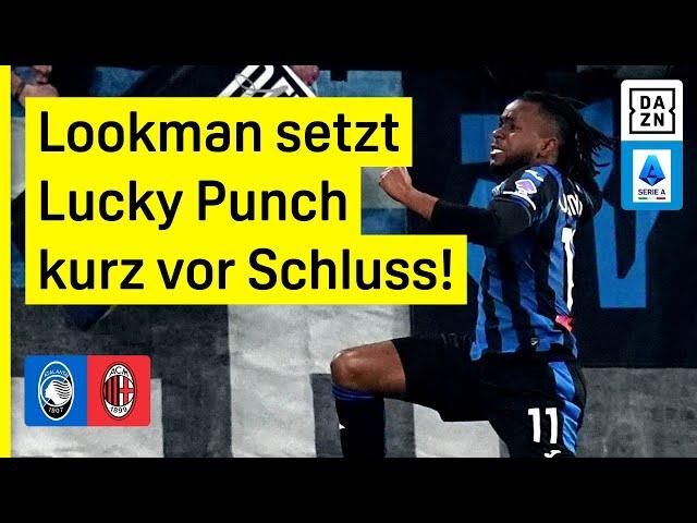 Lookman belohnt Atalanta spät nach Morata-Ausgleich: Atalanta - Milan | Serie A | DAZN