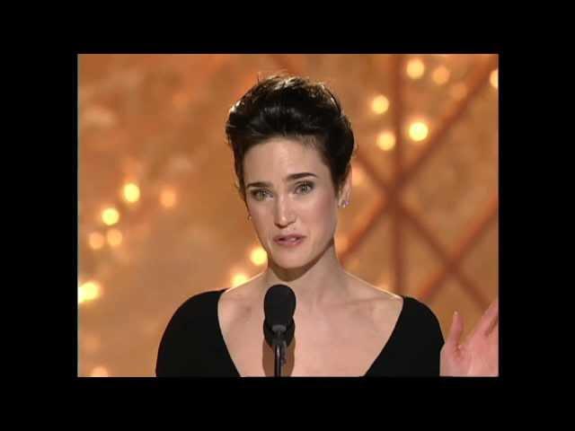 Jennifer Connelly Wins Best Supporting Actress Motion Picture - Golden Globes 2002