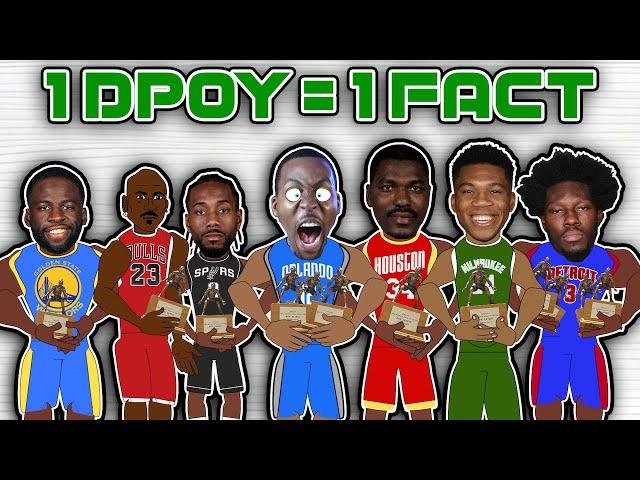 1 Fun Fact about Every NBA Defensive Player of the Year!