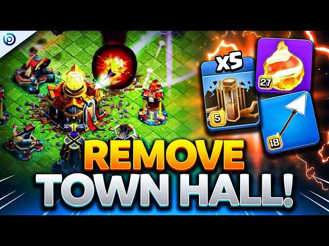 REMOVE TH with FIREBALL + GIANT ARROW Insane ROOT RIDER TRICK | TH16 Attack Strategy Clash of Clans