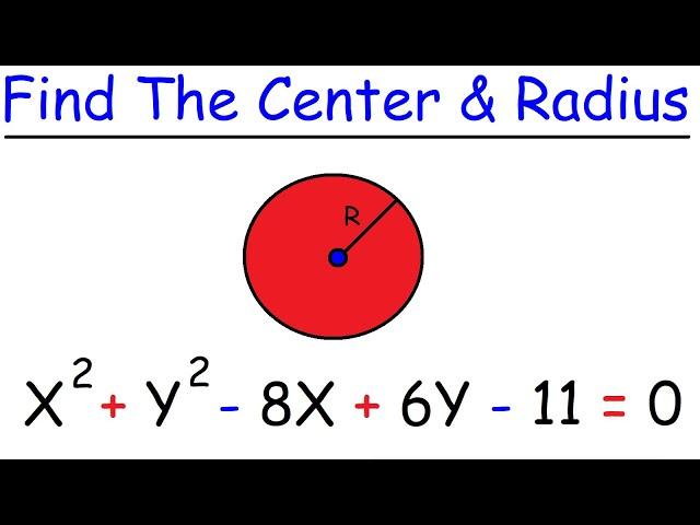 How To Find The Center and Radius of a Circle