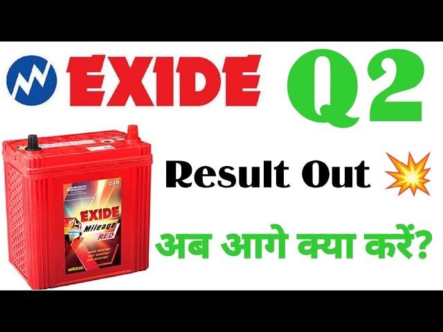 Exide Q2 Result , Exide Industries Q2 Result 2023 , Exide Battery Share Q2 Result, Exide Share News