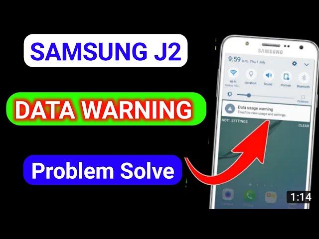 data usage warning | tap to view usage and settings | Android System | how to remove data warning