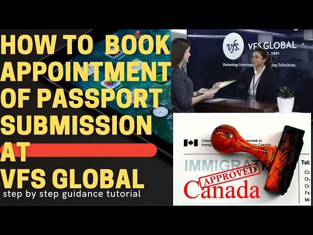 How to Book Appointment Passport Submission at Visa Center/Vfs Center Passport kaise submit kre 2022