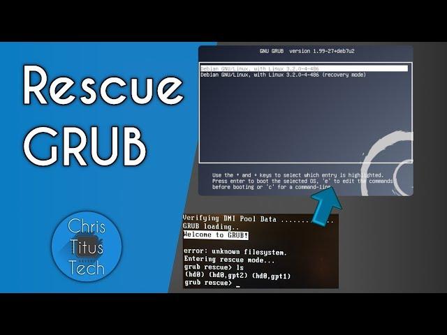 GRUB Rescue | Repairing GRUB