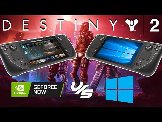 Steam OS vs Windows 10 Destiny 2 - GeForce NOW vs Windows