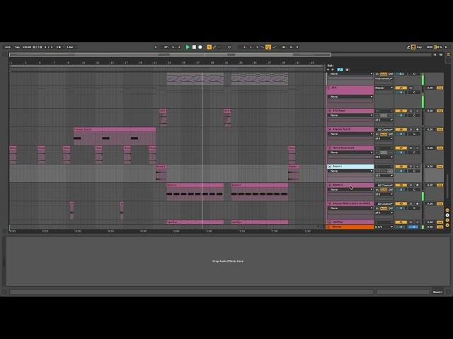 Cinematic Trailer Ableton Template "Cyber Storm"