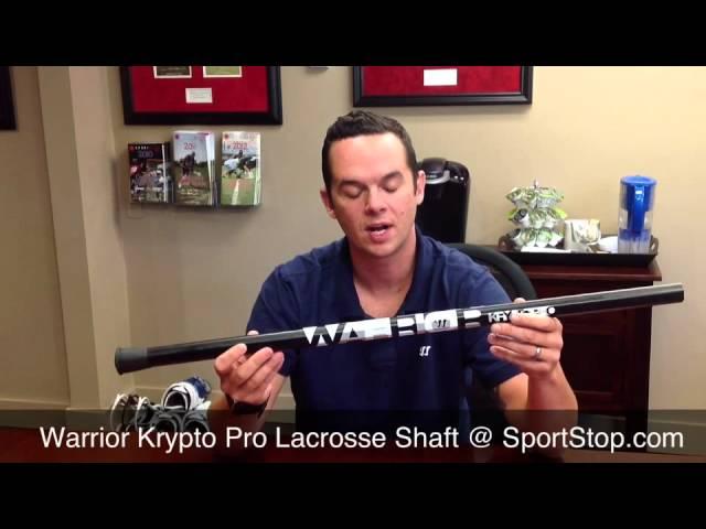 New 2013 Warrior Krypto Pro Lacrosse Shaft - Highlights From Warrior Product Manager