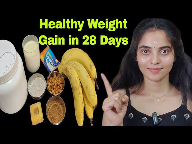 Healthy Weight Gain in 28 Days | most Requested vlog | #nimmaashwini #benatural #weightgain