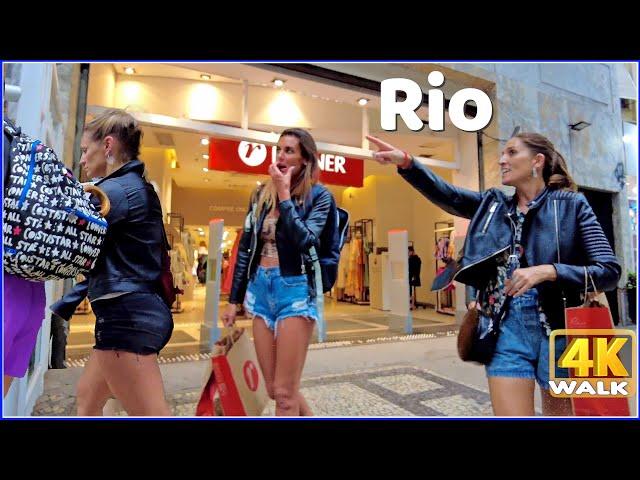 【4K】WALK  COPACABANA  -  Rio de Janeiro  - BRAZIL