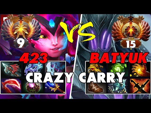 423 (DARK WILLOW) Carry vs BATYUK (RAZOR) Off - Epic Battle Of Pro Dota 2 Players - Z Dota 2 Channel