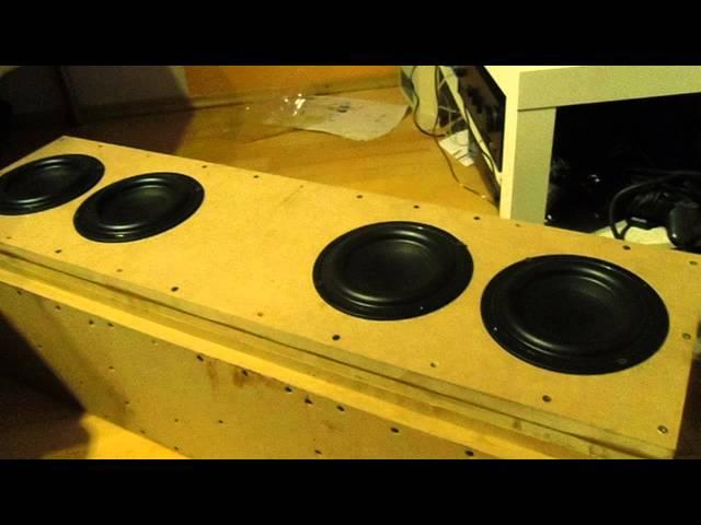 Tang Band 4 6,5" 16 cm Subwoofer in Action Bass Test