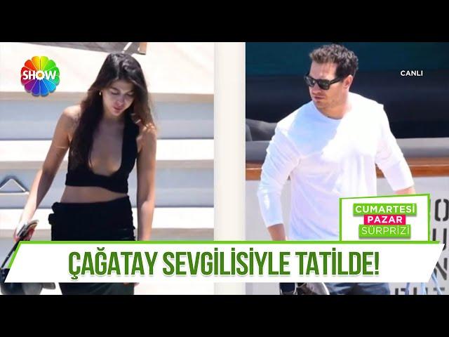 Çağatay Ulusoy'la sevgilisinin Bodrum tatili!