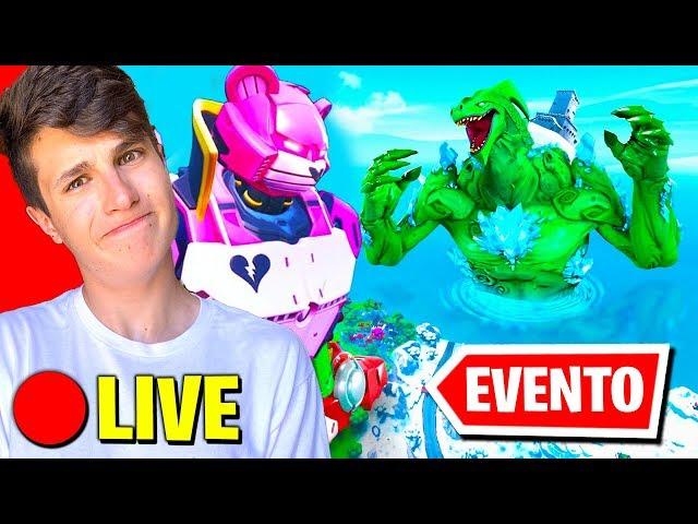 EVENTO ROBOT vs MOSTRO in DIRETTA MONDIALE!! ADDIO MAPPA di FORTNITE