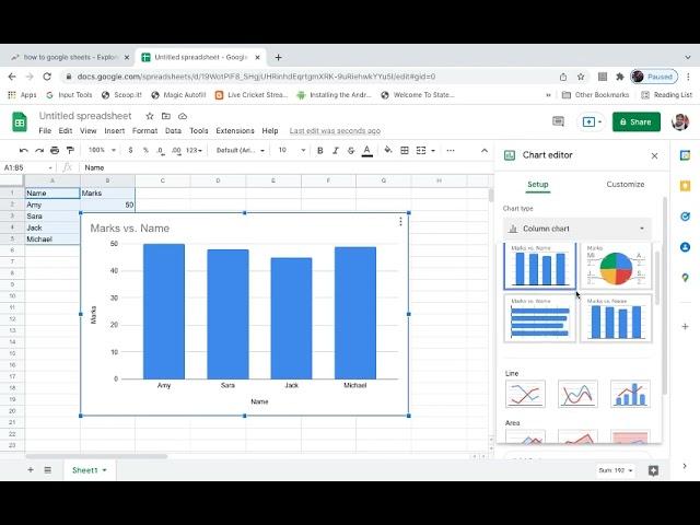 How to Make a Graph on Google Sheets (2023)
