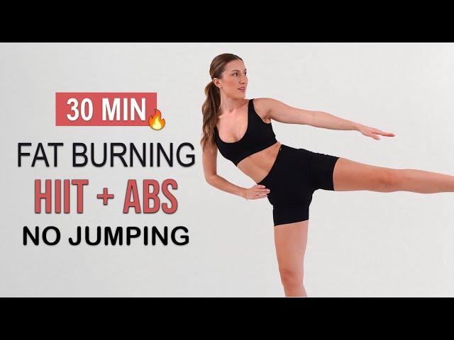 30 MIN High Intensity - No Jumping | Fat Burning ABS | No Repeat, Sweaty | Warm Up + Cool Down