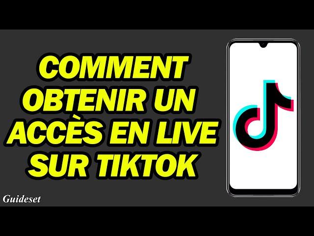 Comment Obtenir Un Accès En Live Sur Tiktok | Passez En Live Sur Tiktok