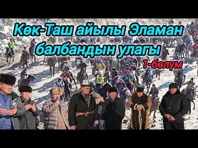 Көк-Таш айылы Эламан балбандын аламан улагы 1-бөлүм 21.12.2024.