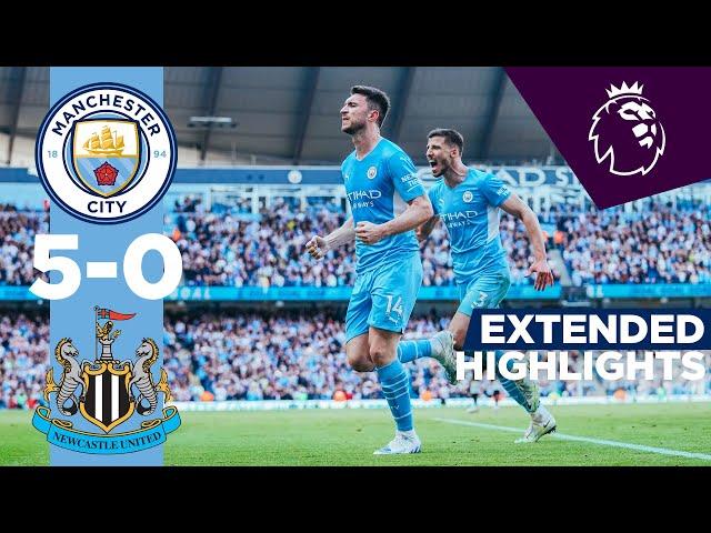 EXTENDED HIGHLIGHTS | Man City 5-0 Newcastle | Sterling double, Laporte, Rodri & Foden goals!