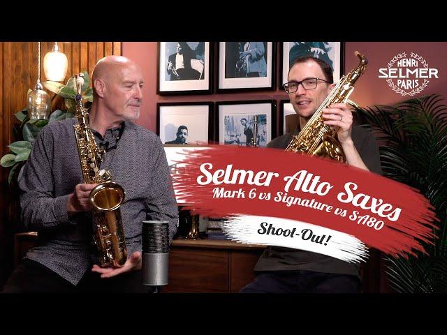 Selmer ALTO SAX Comparisons! Mark VI (1972) vs Signature vs SA80 Series II