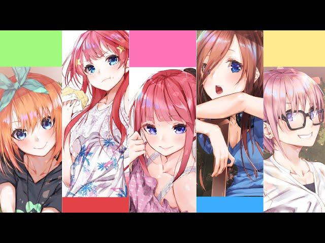 Gotoubun no Hanayome Season 2 Ending Full | Hatsukoi - Nakanoke no Itsutsugo