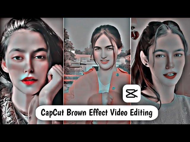 Capcut HDR CC Brown Effect Video Editing || Brown Effect Video Editing in Capcut || Capcut