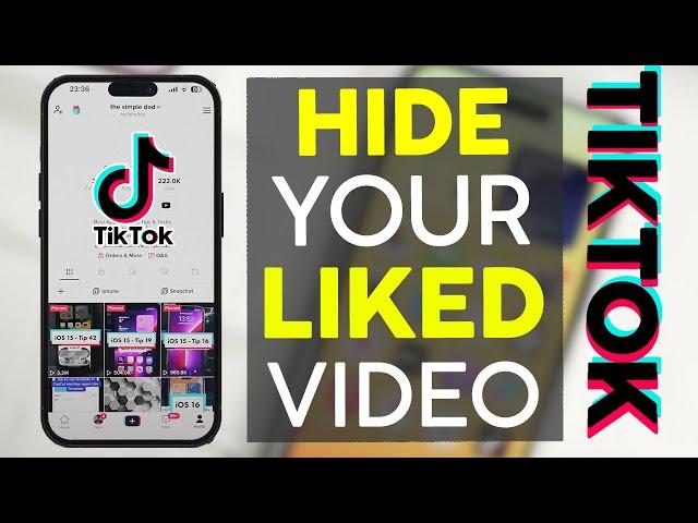 How to Hide Videos You Liked on Tiktok | Liked Video Private Tiktok (2023)