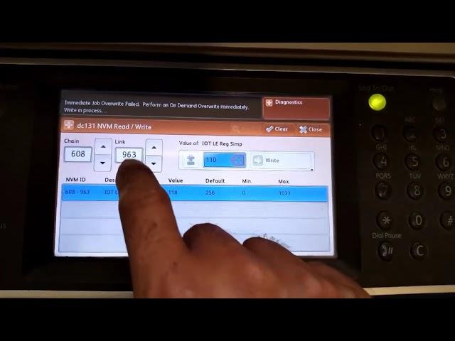 Xerox WC 5855 Print Cut & Skew Problem - Margin Setting