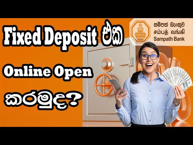 Sampath Bank Online Fixed Deposit Opening