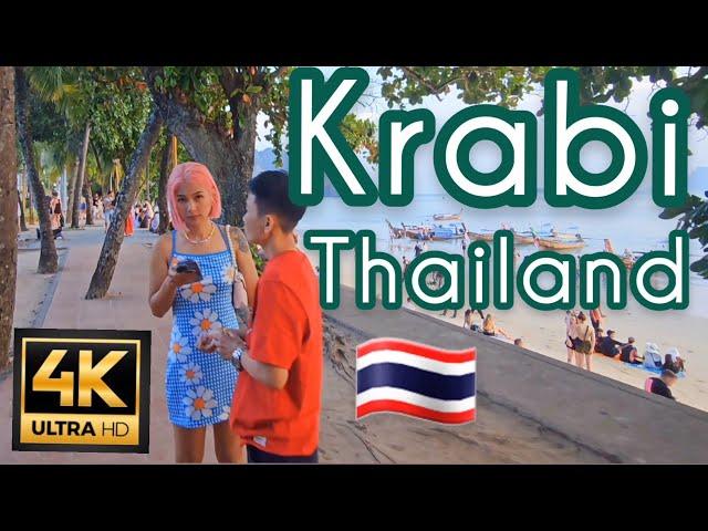 Exploring Krabi, Thailand: A Walking Tour of the City's Best Sights [4k 60fps]