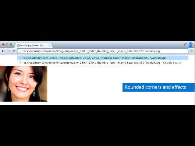 Cloudinary - Image Manipulation Demo