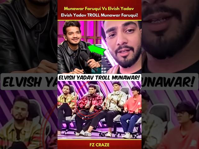 Elvish Yadav TROLL Munawar Faruqui In Playground S4| Munawar Vs Elvish #trending #biggboss #shorts