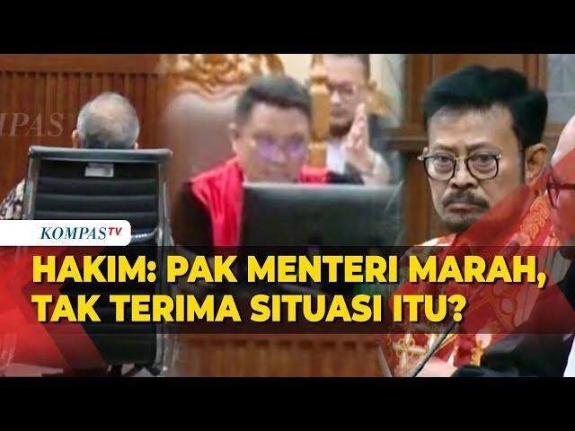 Hakim Cecar Saksi Mahkota Kasdi soal SYL Disebut Marah dengan Eks Sekjen Kementan Momon