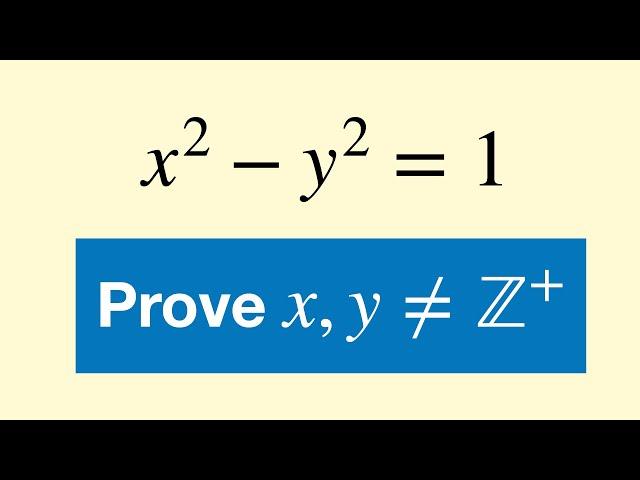 Proof by contradiction example (A level)