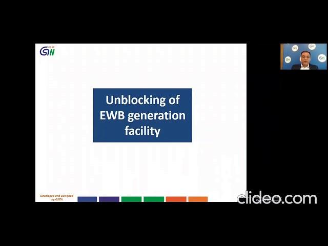 English | E-Way Bill Blocking and Unblocking for Taxpayers, Dec 09, 2019