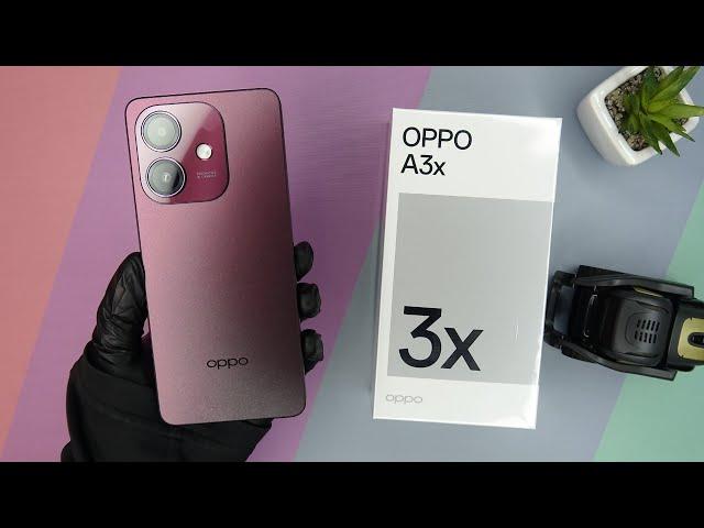 Oppo A3x Unboxing | Hands-On, Antutu, Design, Unbox, Camera Test