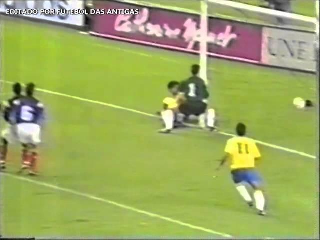 AMISTOSO 1992 - BRASIL 2X0 FRANÇA - GLOBO - LUIZ ALFREDO