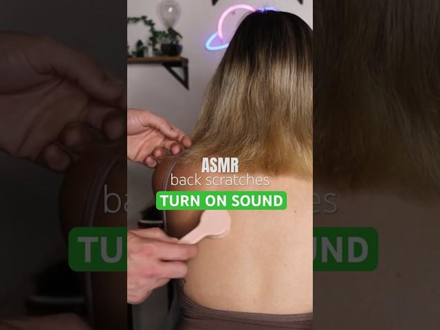 ASMR Back Scratches for Relaxation #asmrshorts #asmr #backscratching