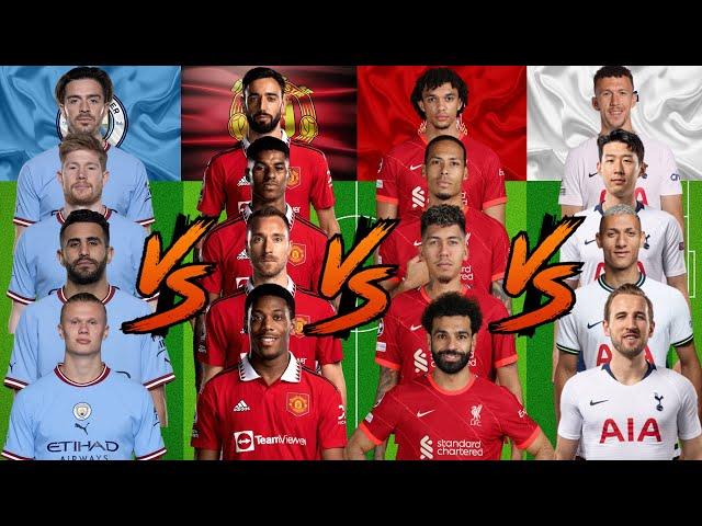 Manchester City  Manchester United  Liverpool  Tottenham  ULTRA VS 