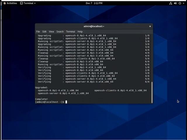 How To Install / Enable OpenSSH On CentOS 8